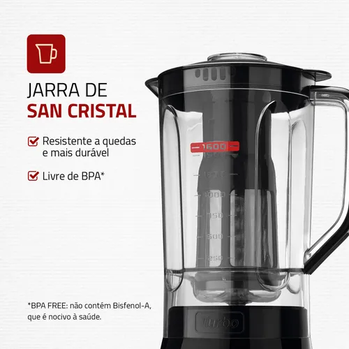 Liquidificador Turbo Power Mondial 550W L-99 WB - Imagem 16