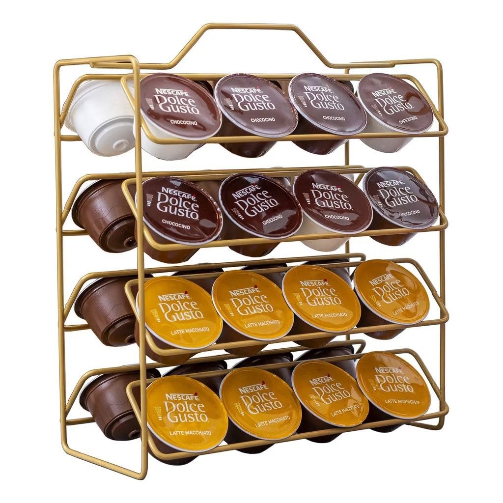 Organize seu Café: Suporte de Aço para Cápsulas Dolce Gusto que Kabem no seu Dia!