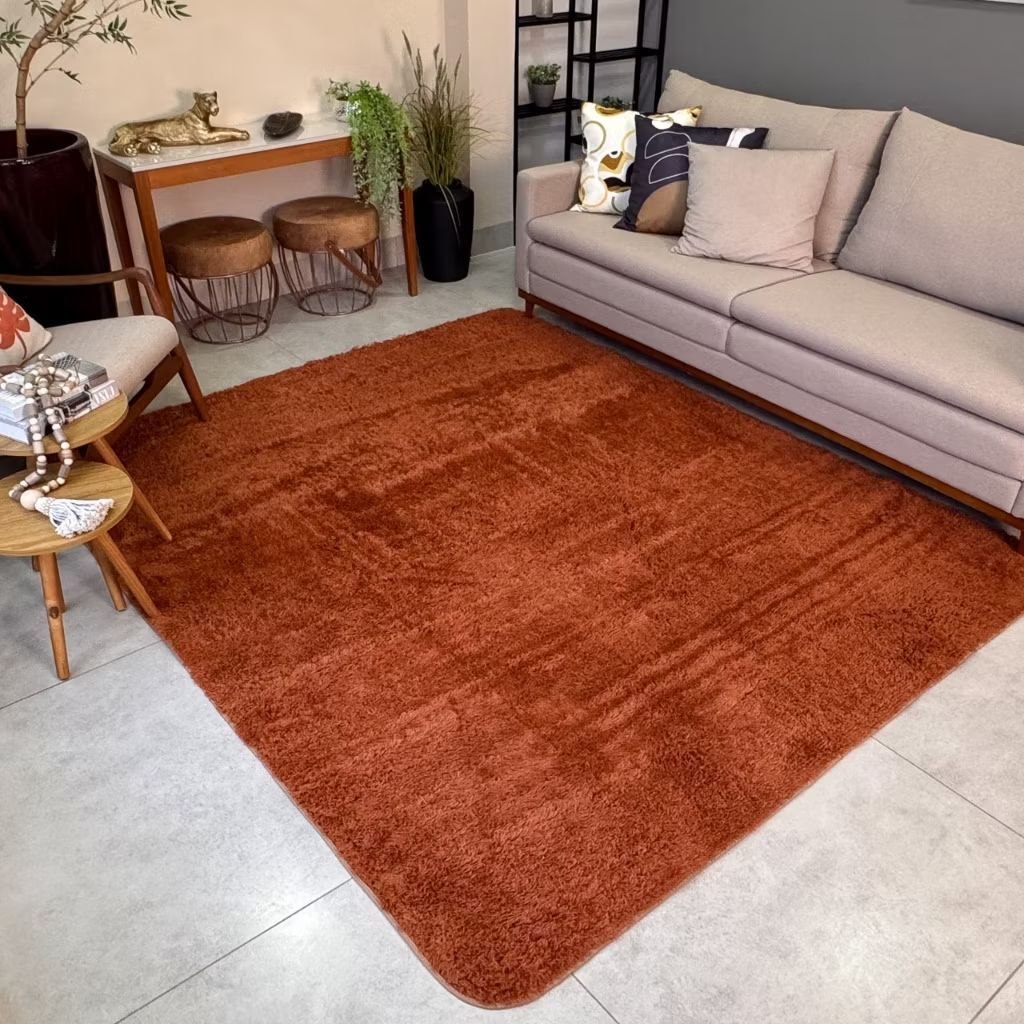 Transforme sua sala: Luxo e Aconchego Kabem com Tapete Gigante