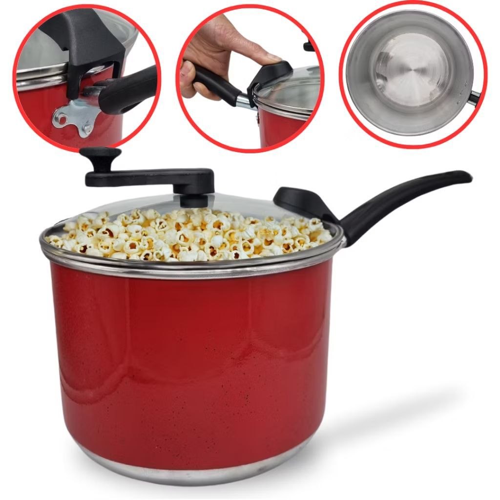 Pipoca Perfeita: A Panela Pipoqueira que kabem no seu cinema em casa!
