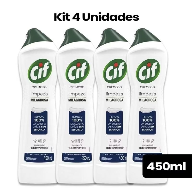 Chega de sujeira teimosa! CIF Limpeza Milagrosa: a solução que kabem na sua faxina.