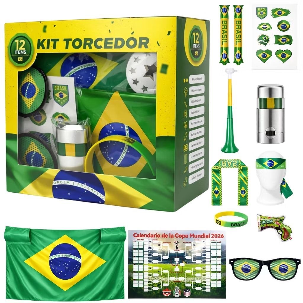 Prepare a festa! Kit Copa 2026 kabem perfeito no seu lar!