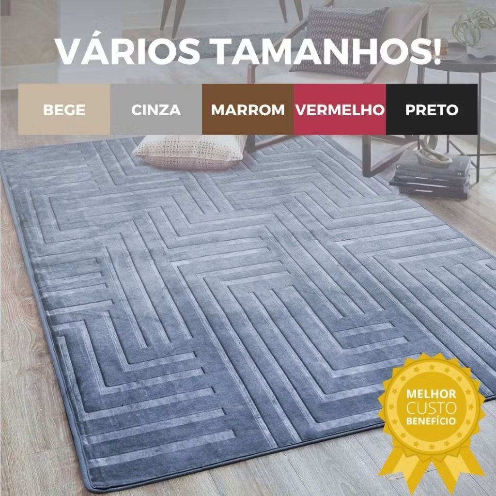 Tapete Itália Premium: Conforto e Elegância que kabem na sua sala